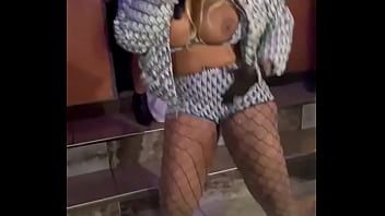 Play Afrocandy exposed her boobs at a live performance