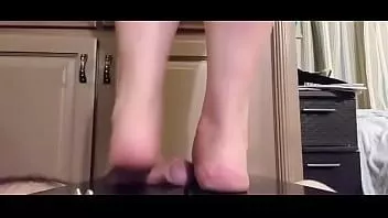 Play The cruel wife and husband barefoot cockbox trampling 1